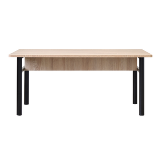 HOPMA 合馬家具 大桌面圓腳和室桌 E-D4001PMS-R, 淺橡木