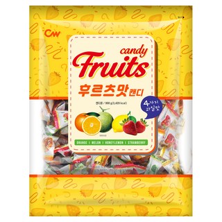 청우식품 후르츠맛 캔디, 900g, 1개