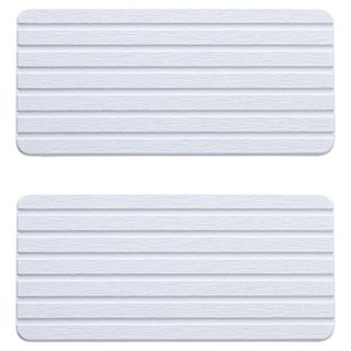 newnlook 頂級矽藻土托盤 中型, 2個, 白色