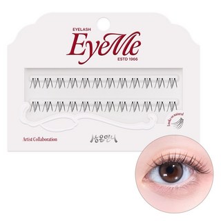 PICCASSO 畢卡索 Aime x 尚恩姐姐 쏙쏙 單株假睫毛 Light 9mm, 1個, 黑色