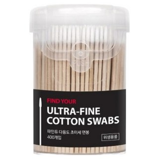 파인듀 다용도 초미세 면봉, 1개, 400개입