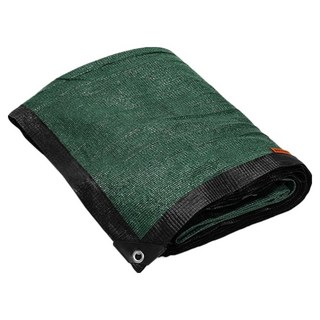 IDOOGEN 遮光網 遮陽網 遮陽棚 雙層編織 四邊車縫, 綠色