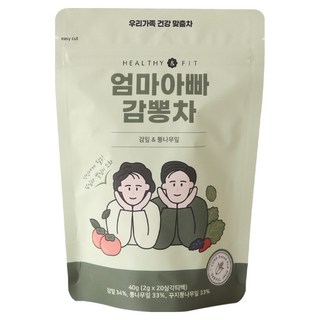 Cconlab 健康活力 媽媽爸爸 柿桑葉茶 三角茶包, 1個, 20入, 2g