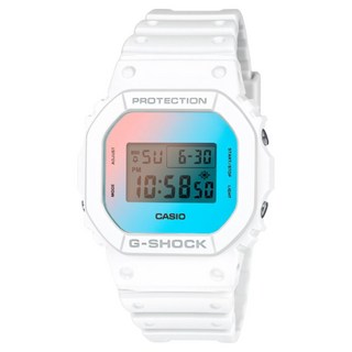 CASIO 卡西歐 G-SHOCK 仲夏海灘漸變虹彩玻璃電子錶 DW-5600TL-7