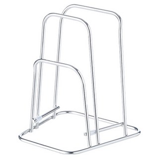 SHIMOYAMA 304不鏽鋼雙層刀具砧板架, 1個