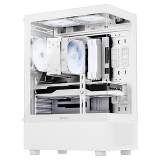 Jooyon 2025 Marine Ryzen 5 Ryzen 9000 系列 GeForce RTX 5060 Ti, 白色, 16GB, WIN11 家用版, D396X56TW-W, 512GB