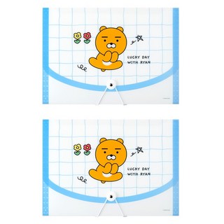 Kakao Friends Say Cheese 12格手風琴文件夾, 2個, 萊恩