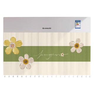 BM Design 高級裝潢窗簾型冷氣擋風板 100 x 50 cm, 1個, 晴朗春日