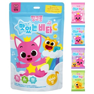 ATEX 碰碰狐 美味維他命C 1.1kg, 1個, 1000錠