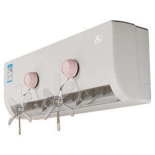 BM Design 現代螺旋槳型冷氣擋風板, 2個, 粉紅色