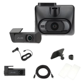 台灣 MiO 前鏡4K + 後鏡2K + WiFi 935WD, 前鏡 +後鏡 + 車用充電器 + 3M黏貼式支架 + 後鏡頭傳輸線 + 靜電貼 2個