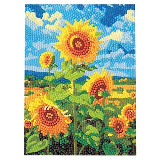 루네온 깔끔한 보석십자수 플라스틱 액자 18 x 23 cm, 7099 해바라기, 1개