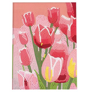 루네온 깔끔한 보석십자수 플라스틱 액자 18 x 23 cm, 7046 튤립, 1개