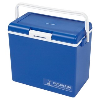 CAPTAIN STAG 鹿牌 戶外露營保冰桶 日本製, 藍色, 30L