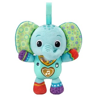 V-tech 可掛式音樂安撫抱偶, 1個, 藍寶象 青色