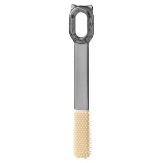 Foaming Home 柔軟清爽足部去角質灰色刷, 1個, 1入, 100g