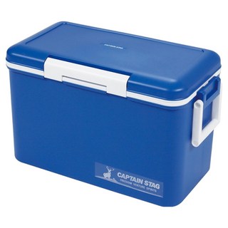 CAPTAIN STAG 鹿牌 戶外露營保冰桶 日本製, 藍色, 35L