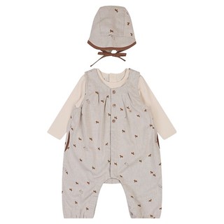 ETTOI Morimal 印花上下裝 + 帽子套組