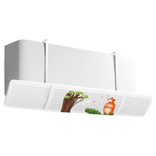 KODACHIEF 優質空調擋風板, 1個, A款 新款三合一多功能 熊與樹 延伸款