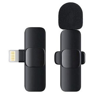 AHOYE 降噪直播麥克風/手機麥克風/領夾式麥克風 iphone專用, 黑色, p01_05243902