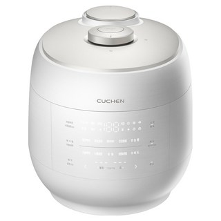 CUCHEN 酷晨 Grain 雙重壓力 IH 電子壓力鍋 6人份, 白色, CRT-UPD0672KEW