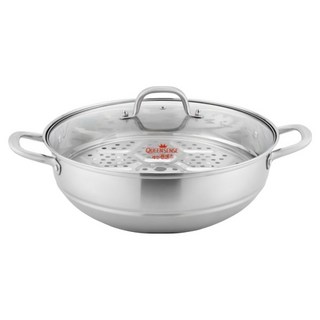 QUEEN SENSE 不鏽鋼電蒸鍋, 1個, 34cm