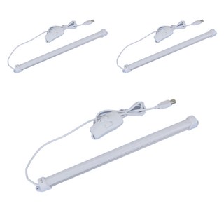 小麥購物 USB LED 3色溫可調學習燈 L3005 52cm 3個, 白色