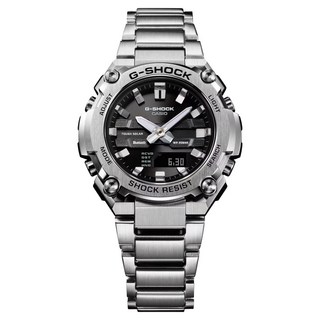 CASIO 卡西歐 G-SHOCK 藍牙 太陽能電力 金屬錶圈構造 輕巧纖薄 手錶 GST-B600D-1A 42.3mm