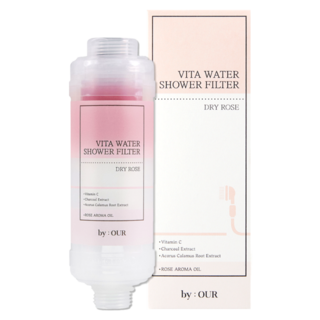 BY OUR 完美純淨沐浴過濾器 105g, Dry Rose, 1個