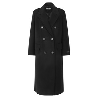 씨씨콜렉트 여성용 더블 버튼 피크드 칼라코트