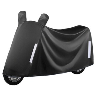 加厚牛津布機車防曬防水防塵罩, 黑色