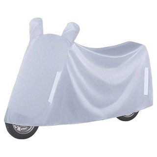 加厚牛津布機車防曬防水防塵罩, 灰色