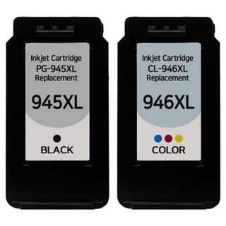 오피스토어 캐논 호환 잉크젯 프린터 잉크 2종 세트 PG-945XL CL-946XL MG2490 MG2590 TR4590 TR4595 MX499, 검정, 컬러, 1세트