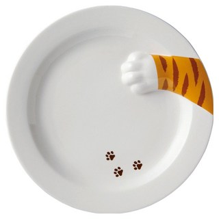sun art 餐盤 SA-2505, 1個, 貓偷食