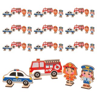 minhwashop 交通安全手作 安全機關 UDPWD0453, 混合色, 10套