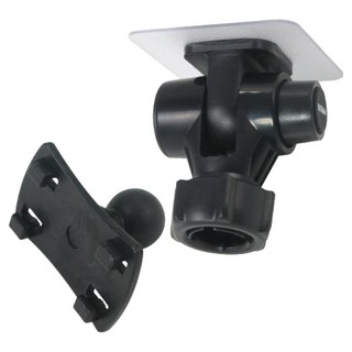 digidock 行車紀錄器支架 黏貼式透明底座 + 4爪 CAM-AS4T, 1個, 黑色