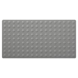 小麥購物 TPE橡膠吸盤式防滑地墊 L1411, 1個, 灰色