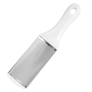 Foaming Home 高效去腳皮器 短柄不鏽鋼 白色, 73g, 1個, 1入