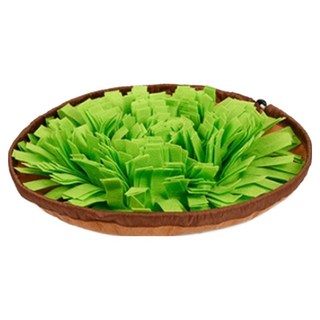 寵物益智嗅聞墊 慢食碗型, 草綠色, 1個