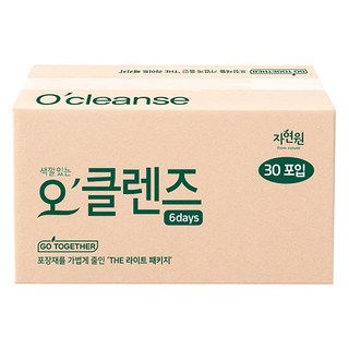자연원 오클렌즈 라이트 패키지 6days 주스, 180ml, 30개