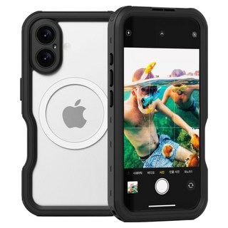 iamdue 防水手機殼 iPhone 16 Plus, 1個, 混合色