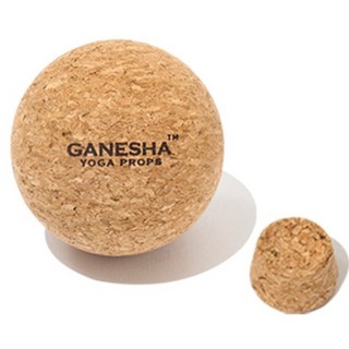 GANESHA YOGA PROPS Ganesha軟木按摩球 單個 Cork