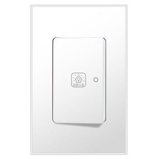 Boedam 一鍵關燈開關 1開 雪白色, 1個