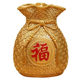 SUNORO 開運招財福袋錢袋, 1個, 金色福袋