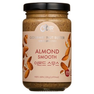 Otree 頂級滑順杏仁堅果醬, 1個, 230g