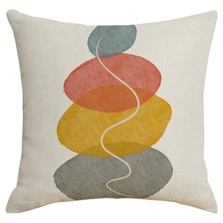 KOTI 日安生活 北歐風仿亞麻抱枕套 不含枕心