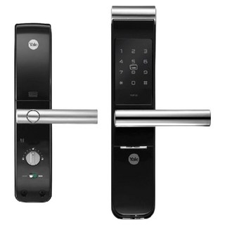 Yale 耶魯 卡片密碼三合一電子鎖 YMF30A 黑色, DIY安裝