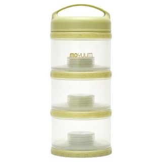 MOYUUM 多功能奶粉分裝儲存盒 3層, 1個, 抹茶綠