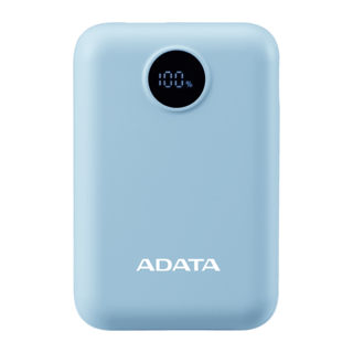 ADATA 威剛 C100 Digital 行動電源, PC10022-12LB, 淺藍色