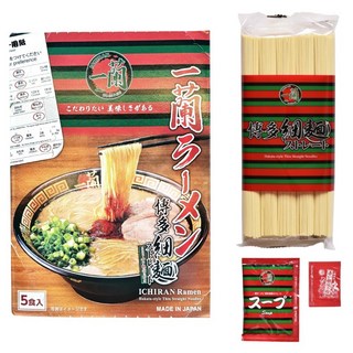 一蘭 豚骨拉麵 5人份 645g, 1個